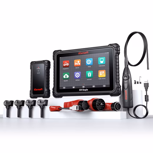 OBD2 Diagnostic Tool CR EAGLE OBD2 Scanner + TMPS + VCI + Videoscope incl. Updates