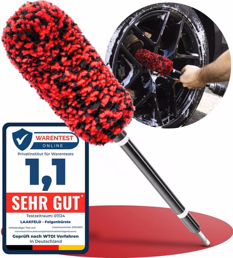 Rim brush for cordless screwdrivers (fast & effortless cleaning)