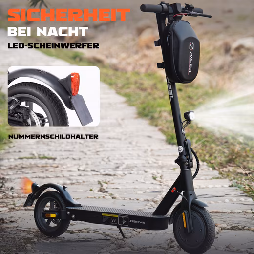 Road legal e-scooter, 8.5'' e-scooter, foldable, 35km, bag+APP, 13kg - Image 7