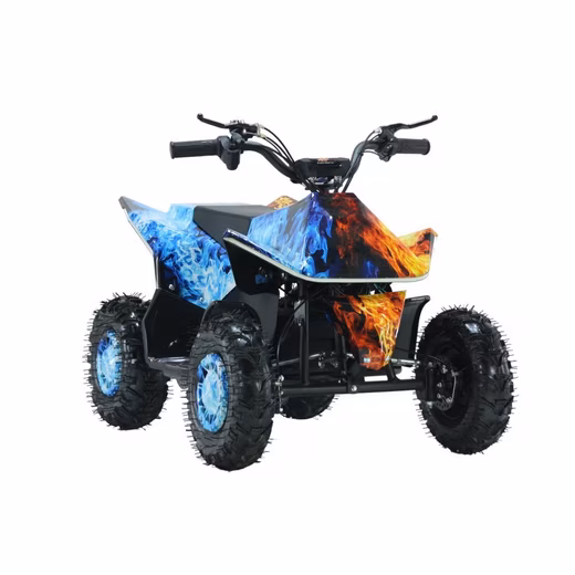 E-Quad Electric Cyber ​​Quad Miniquad 500W 36V Pocketquad Children's Quad ATV M2 Blue