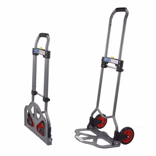 Folding hand truck, height-adjustable, moving aid, hand truck, folding cart