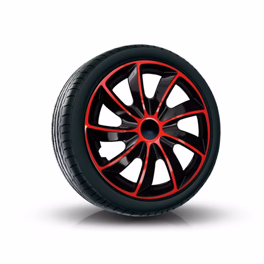 QUAD 15 inch wheel cover in red