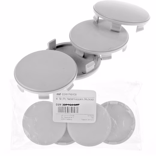 Wheel cap 4x 60mm hub caps wheel hub caps grey domed for Brock RC
