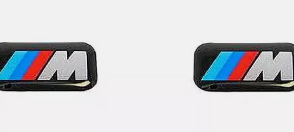 Rim stickers 2x ORIGINAL BMW emblem badge sticker M-sign alloy wheels