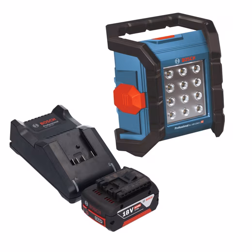 Construction spotlight GLI 18V-1200 C Professional 18 V 1200 lm + 1x battery 5.0 Ah + charger
