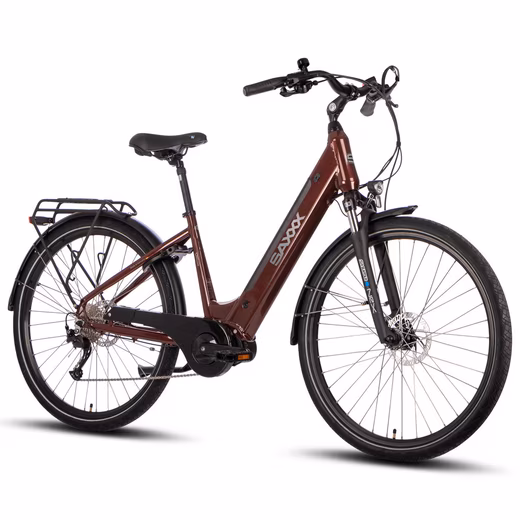 E-bike Trekking bike for women and men, 28 inch, city bike, SAXXX DSW, mid-drive motor, 418Wh, 100km range