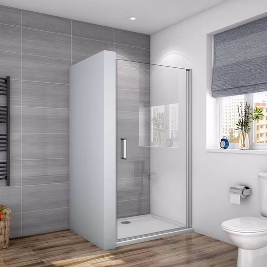 Shower pivot door, shower enclosure, shower cubicle, shower door, pivot door, niche door, glass door