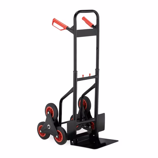 Stair climbing hand truck, sack truck, black