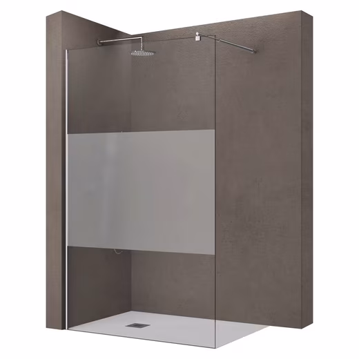 Walk-in shower, shower screen for shower, tempered safety glass, privacy glass shower enclosure, shower wall