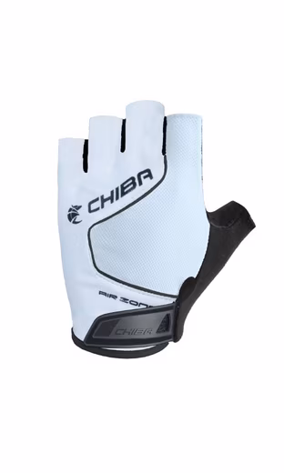 Cool Air Evo white cycling gloves