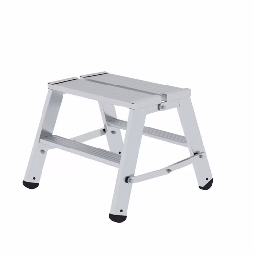 Multi-purpose ladder with folding platform 50094, 2x2 steps on both sides