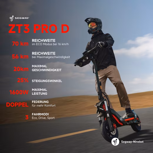 Segway ZT3 Pro D e-scooter - Image 4