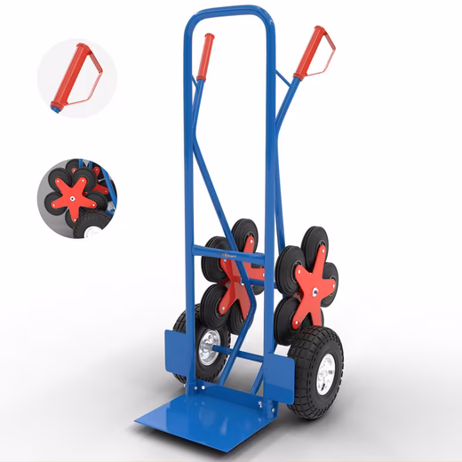 Hand truck/stair climber up to 200 kg - 12 wheels