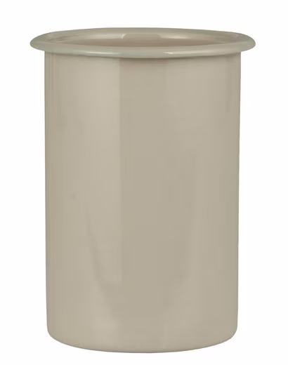 Toothbrush cup Ib Laursen - cup toothbrush cup enamel sand colored 0409-35 vintage