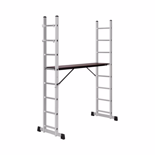 3-in-1 work scaffold, ladder scaffold, folding scaffold, multifunctional scaffold, aluminum scaffold