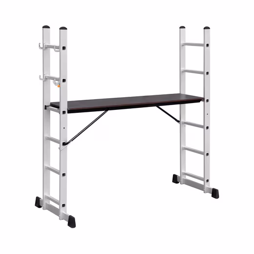 3-in-1 work scaffold, ladder scaffold, folding scaffold, multifunctional scaffold, aluminum scaffold