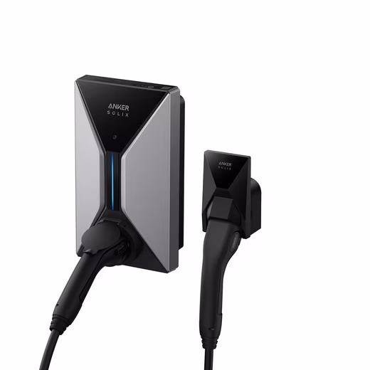 SOLIX V1 Smart Electric Car Charging Station, 11kW Wallbox Set, 1*Smart charger for electric cars 11KW, 16A, RFID