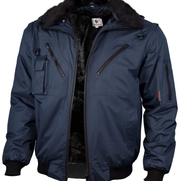 Pilot Jacket, waterproof 4-in-1 work jacket made of blended fabric - ideal transitional jacket