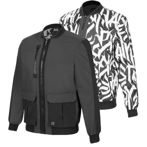 Urban reversible jacket: innovative work and leisure jacket for men and women