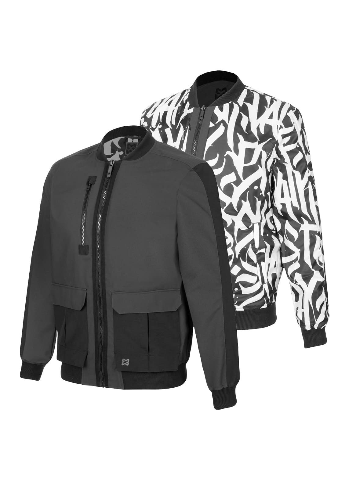 Urban reversible jacket: innovative work and leisure jacket for men and women