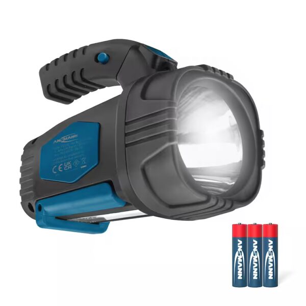 LED Headlight HS230B LED handheld spotlight ideal for camping, work, garden, hiking