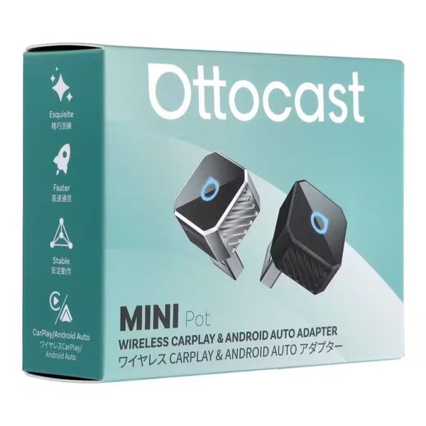 OTTOCAST Mini Cube T3 Wireless CarPlay Adapter Car Adapter