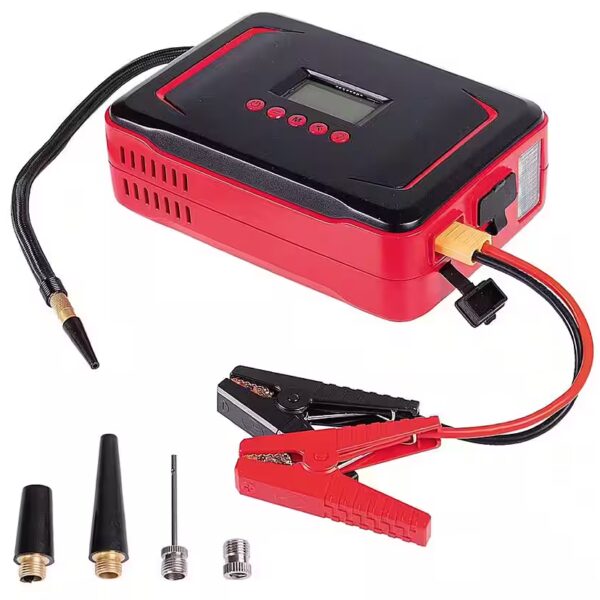 Li-Ion motorcycle jump starter with compressor jump starter 2000 mAh (12 V)