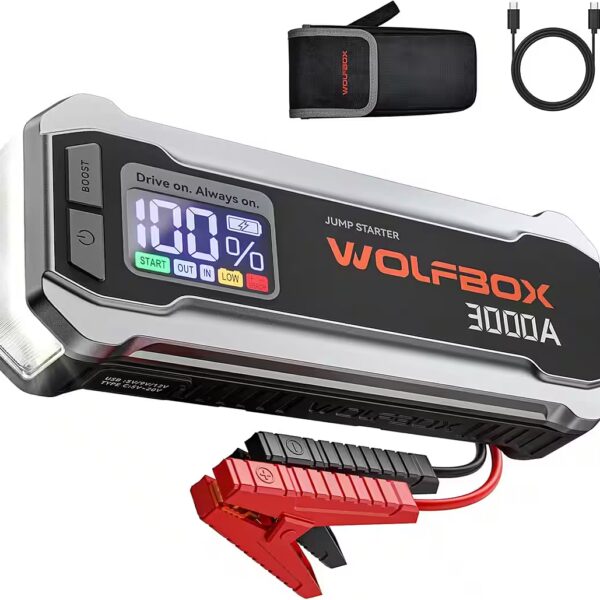 12V 3000A Jump Starter (supports up to 8L petrol or 6L diesel) Jump Starter