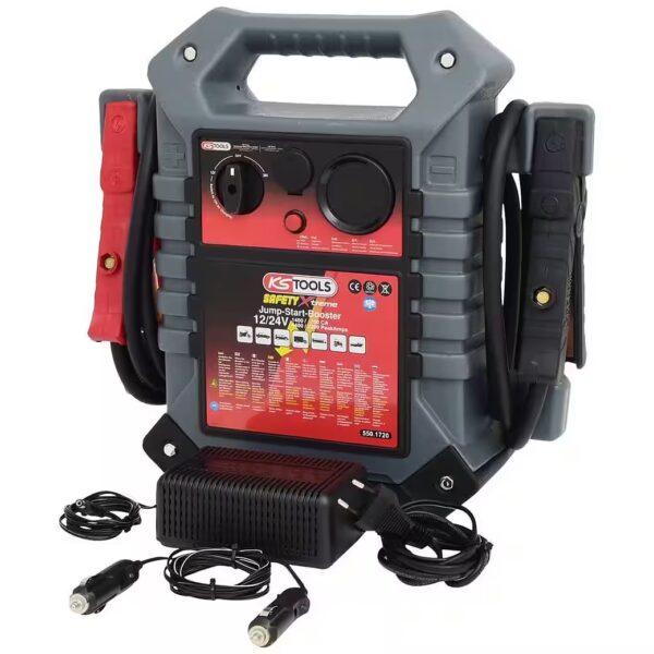 12V + 24V battery booster, mobile jump starter 1400A 550.1720 power station