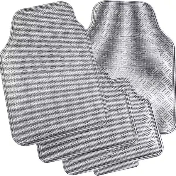 Car floor mat (4 pieces), The floor mat set is suitable for most cars and SUVs. Universal car mat suitable for almost all cars.