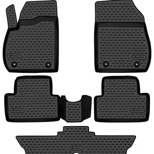 Car floor mats for OPEL Zafira 2012-> 7 seats For OPEL Zafira passenger cars, custom-fit