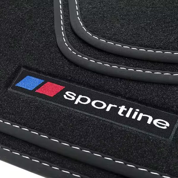 Car floor mats F669 Velour floor mat set compatible with BMW 3 Series E46 2000-2007