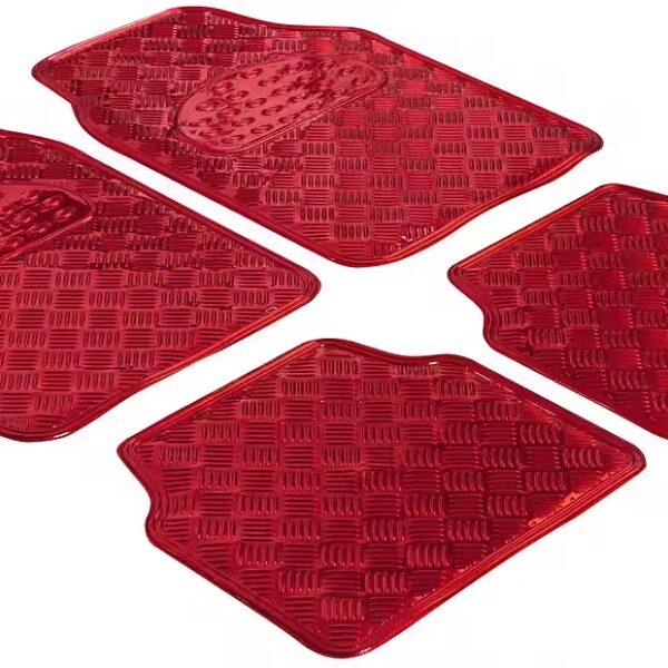 Car floor mats, metallic car mat