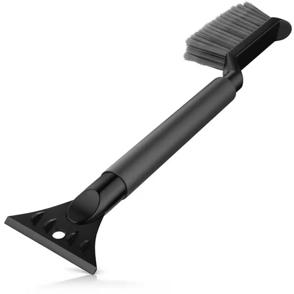 Ice scraper with snow brush for cars, motorhomes & trucks made of shatterproof ABS
