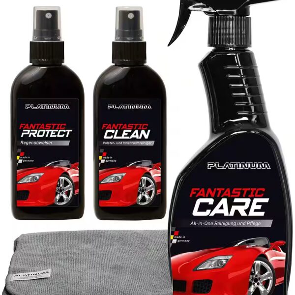 Platinum Fantastic Results Car Cleaning Products (Set, [- incl. microfiber cloth)