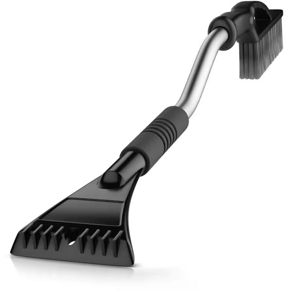Ice scraper with snow brush for cars, motorhomes & trucks made of shatterproof ABS