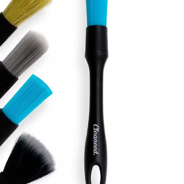 Wheel brush detailing brush car set 4+1 - 4 different universal attachments