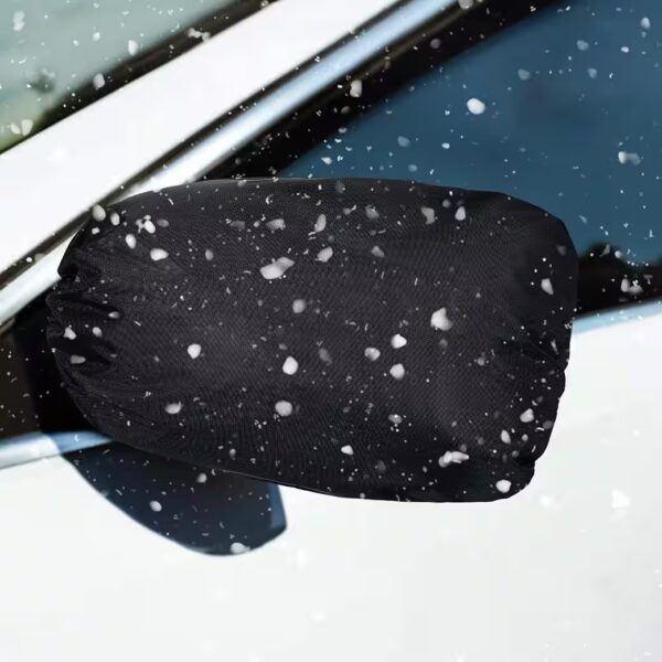 Car cover, car mirror protective cover, anti-snow & frost, rearview mirror 2-pack (Rearview mirror cover for rain, snow & frost, practical and foldable)