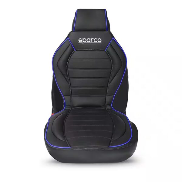 SPARCO Car Seat Cover, Seat Cushion, Seat Pad, Universal, Black/Blue, Car Seat Protector