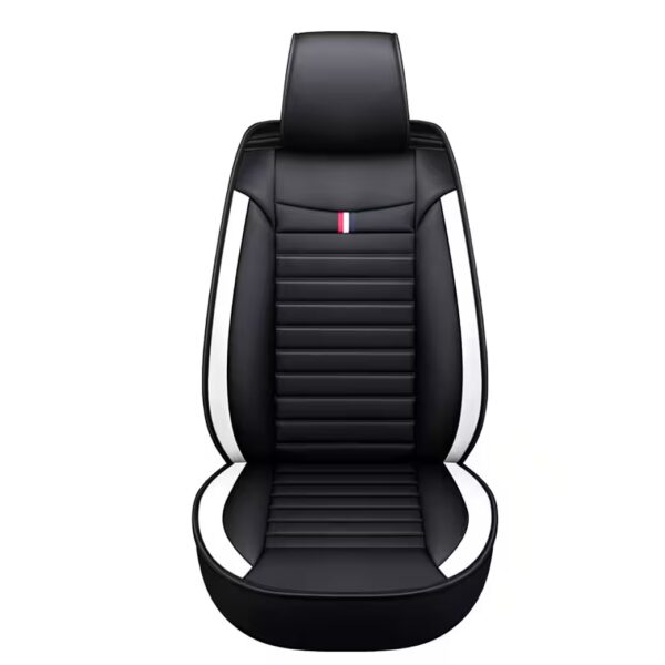 Car seat cover 1-piece, Universal Car Seat Cover Front Seat Faux Leather