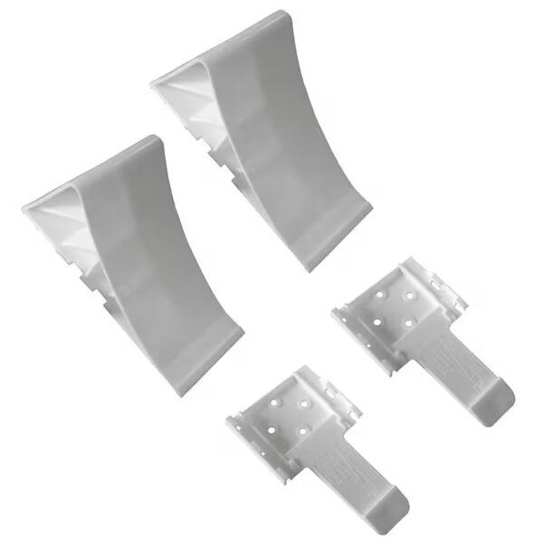 Trailer 2 pieces - Wheel chocks for car trailers - Accessories - with holder