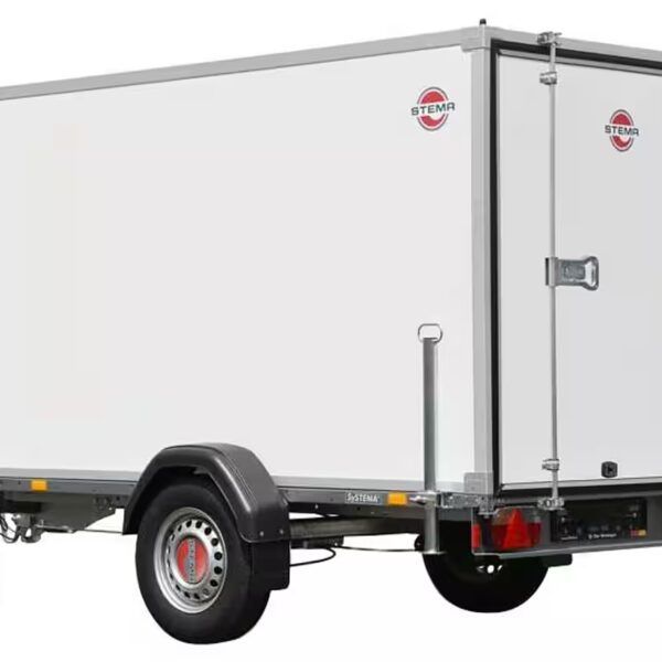 Car trailer P-Box 750 max. 357 kg, low-loader box trailer, unbraked