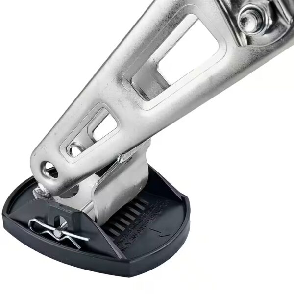 Trailer support plates for corner steadies, caravans, 1 piece