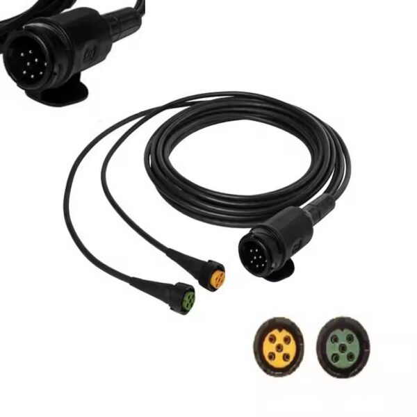 Aspöck trailer - trailer cable 4m - 13-pin plug + 10 cable clamps