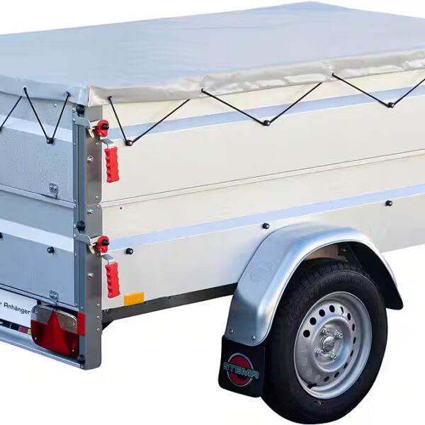 Car trailer Basic 750 tipping drawbar max. 586 kg, 2-piece, incl. side panel extension