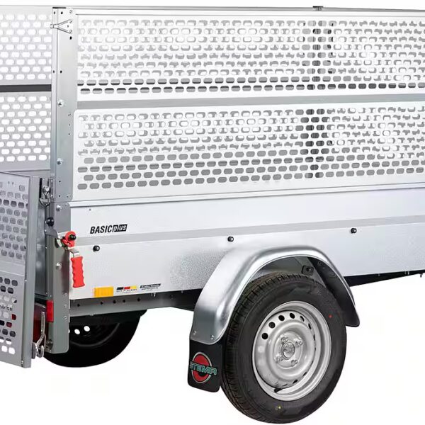 Car trailer Basic 750 tipping drawbar max. 554 kg, 2-piece, incl. mesh extension