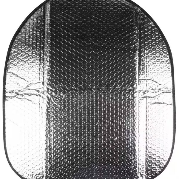 Walser steering wheel cover, thermal steering wheel protector, silver, 50x44cm