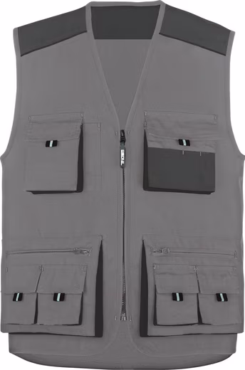 Work vest Power professional vest assembly vest black workshop outdoor angler