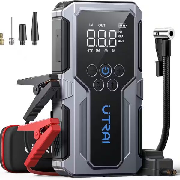 1500A Jump Starter Power Bank for Cars 15000 mAh, 18W Fast Charging Jump Starter Device