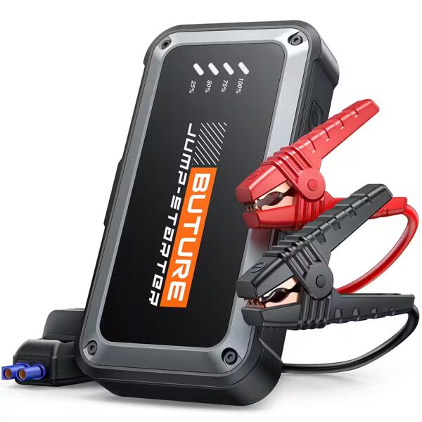 Car jump starter power bank 4000A 12V jump starter 16800 mAh, 4-in-1 LED light, 9.0L gasoline or 8.5L diesel, -20°C to 60°C